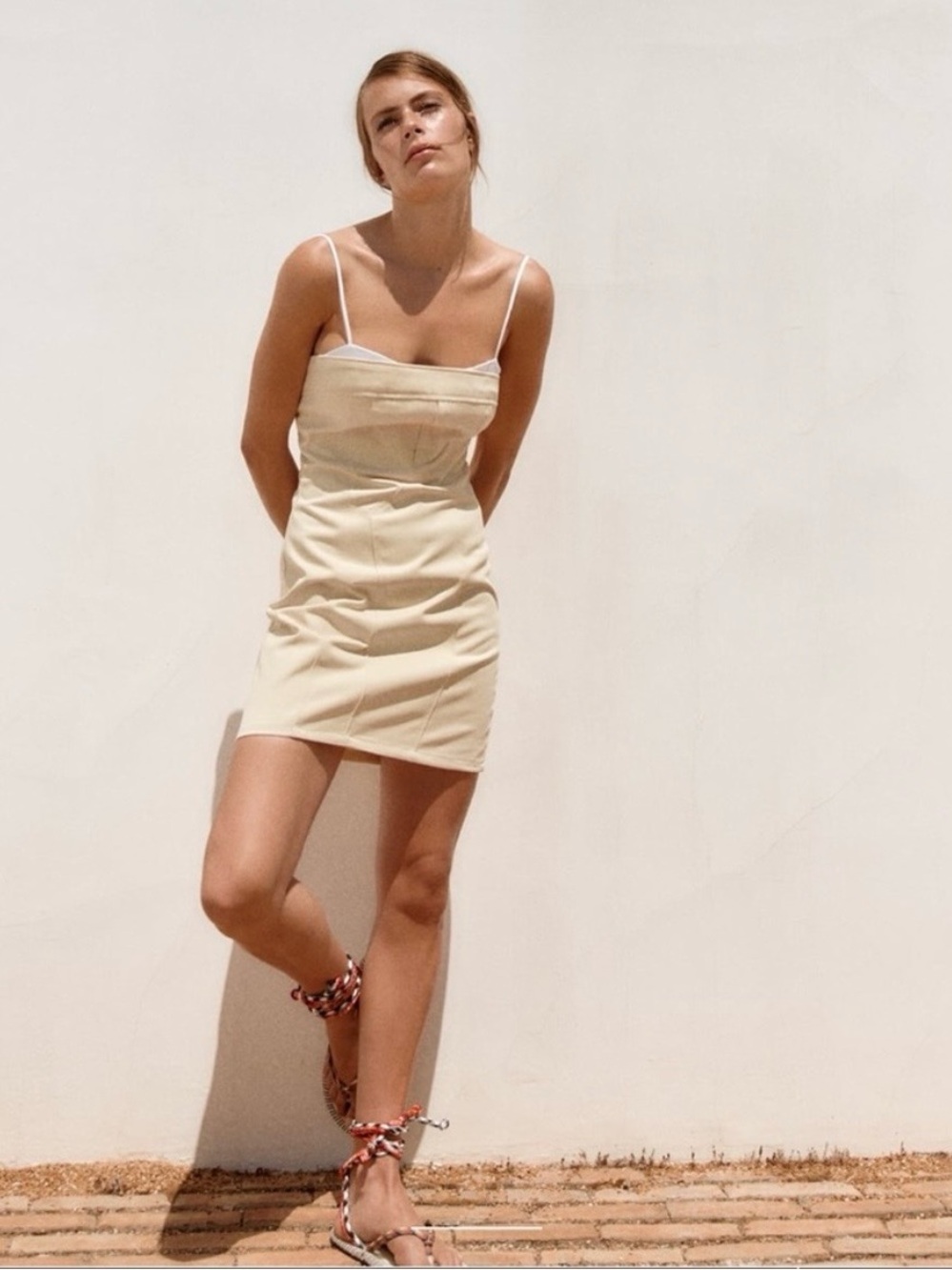 Zara Combination Mini Dress Size M